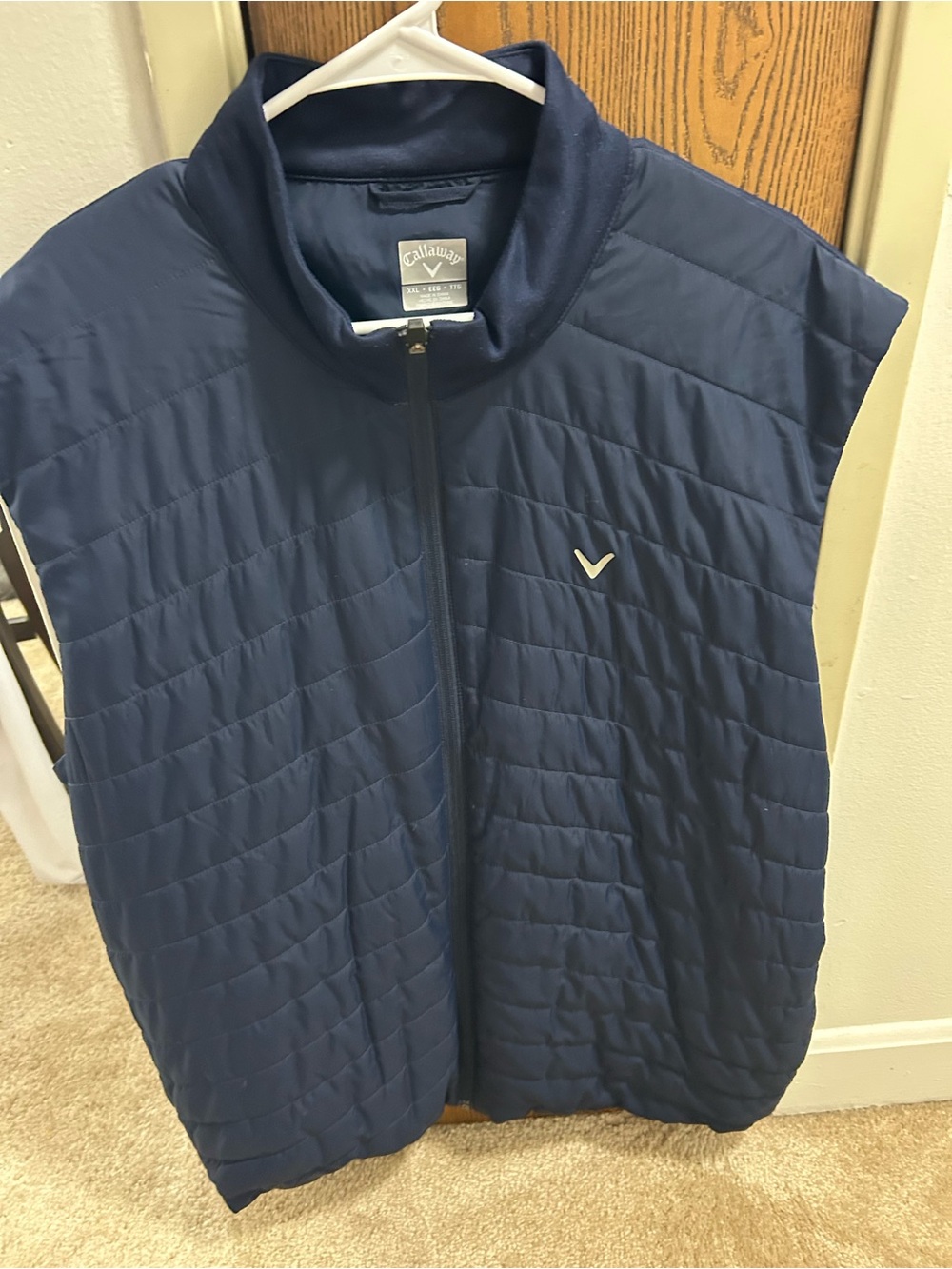 Callaway Mens Quilted Navy Vest